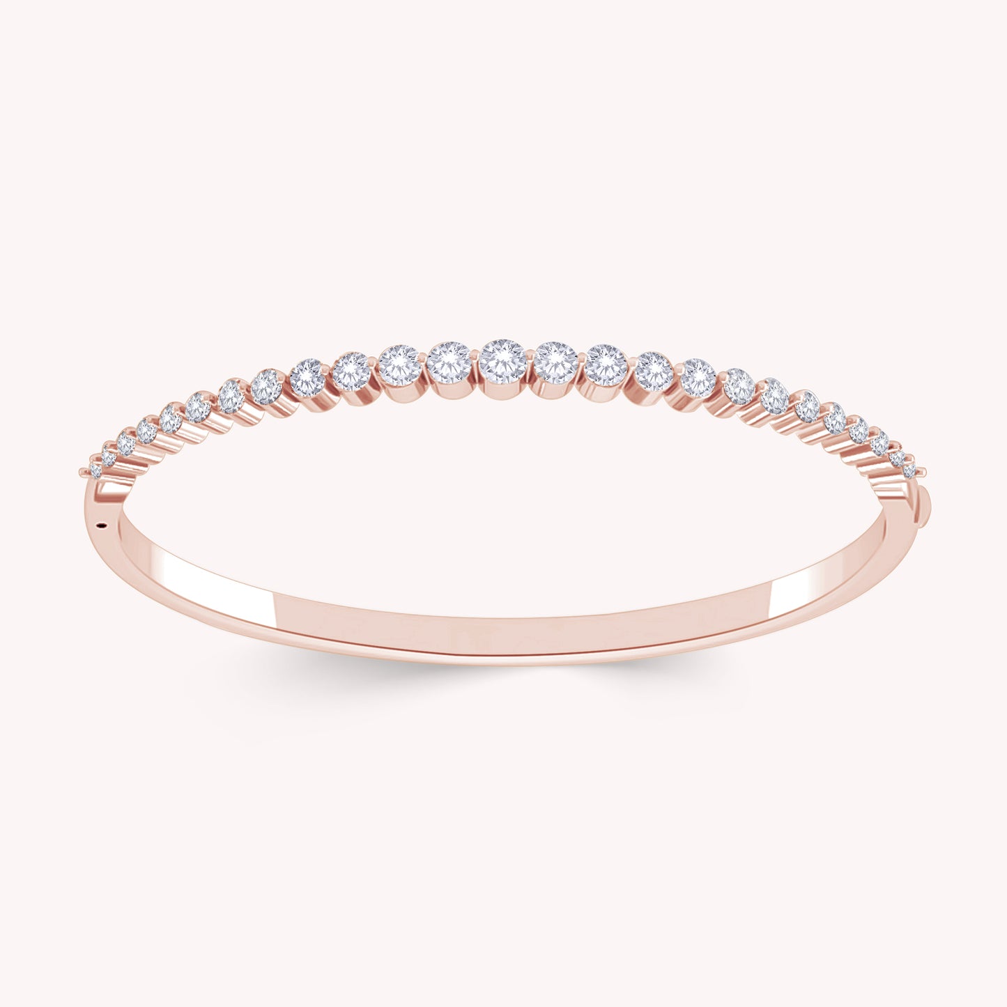 2.00 Carat Lab Grown Diamond Bangle Bracelet