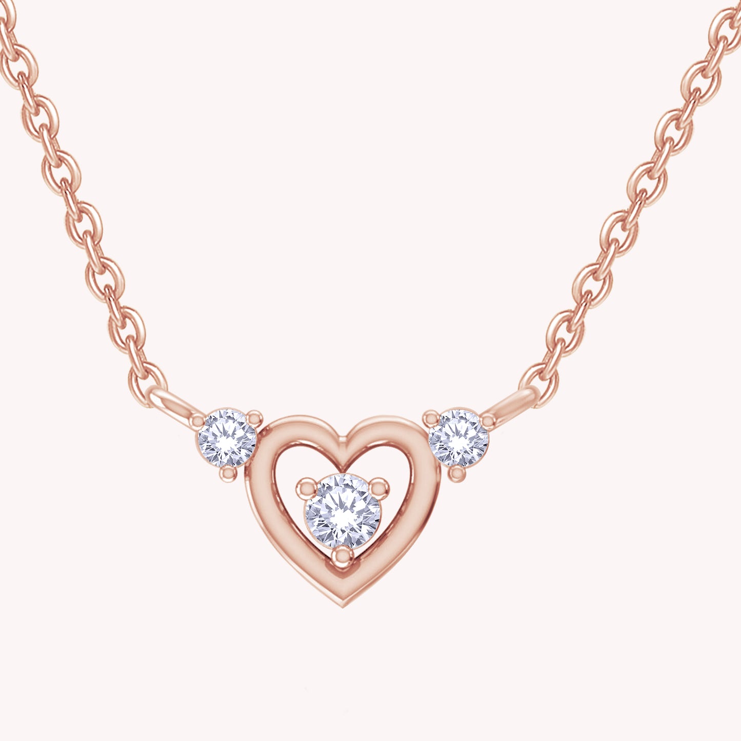 Love Heart Pendant Necklace