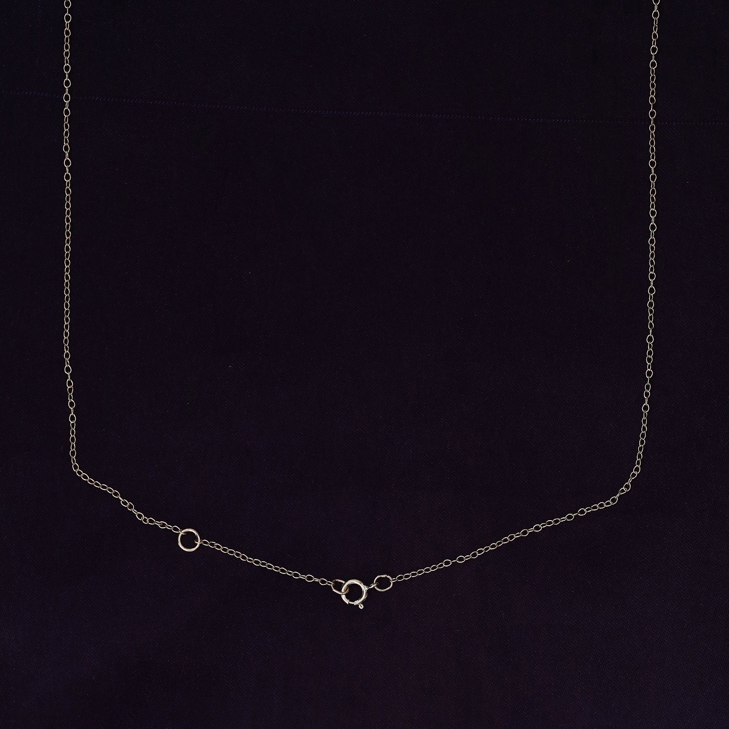 Floating Diamond Seven Stone Lab Grown Diamond Station Necklace - 1/2 CTW