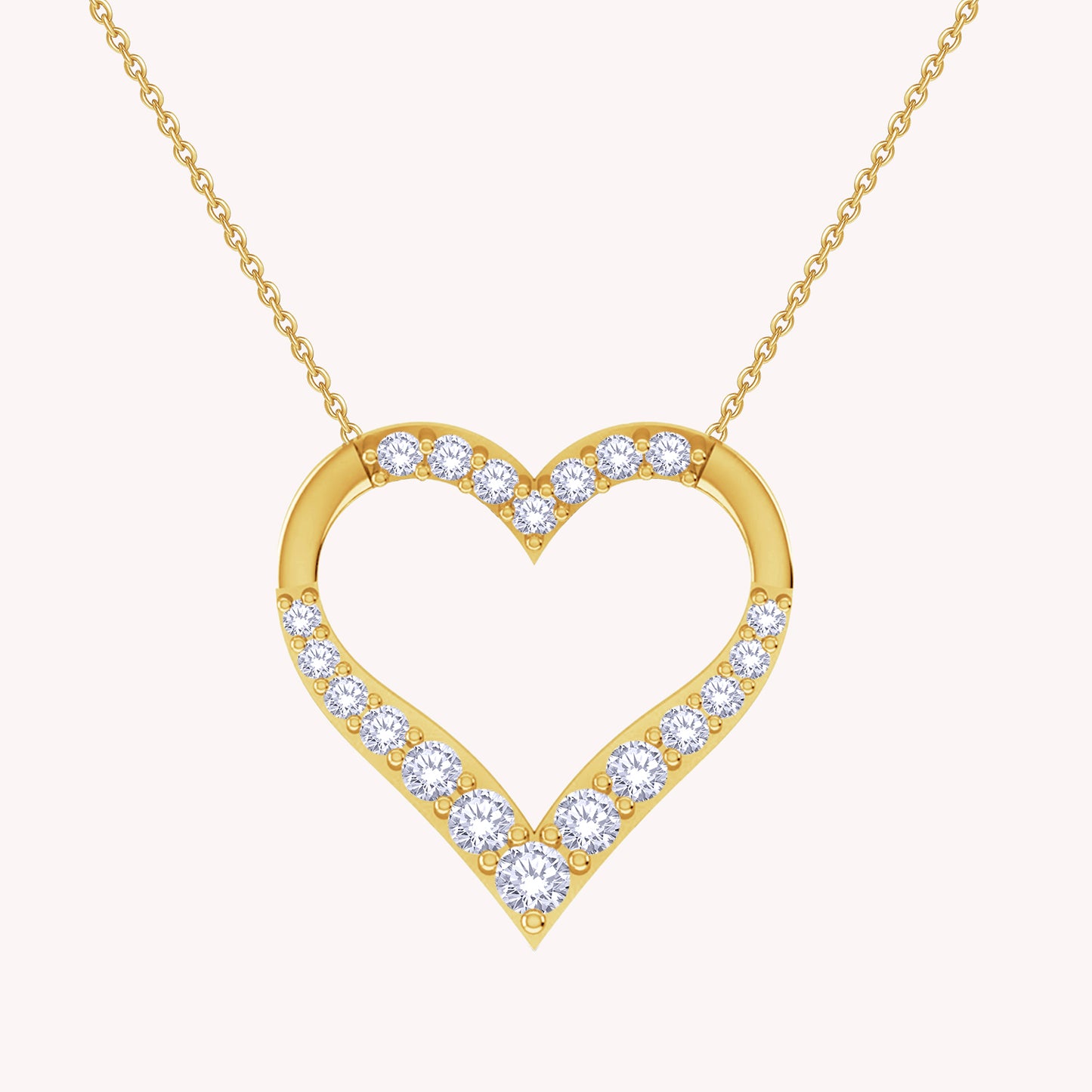 Heart Shape Pendant Necklace