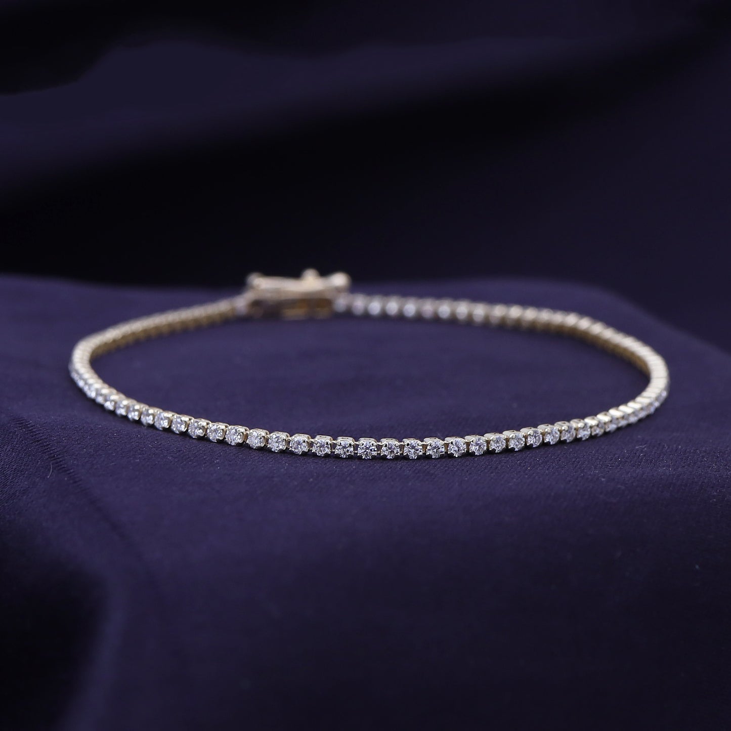 Lab Grown Diamond Tennis Bracelet 7"