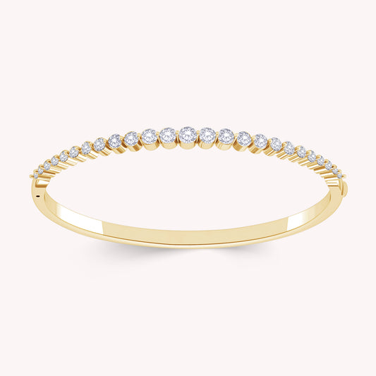 2.00 Carat Lab Grown Diamond Bangle Bracelet