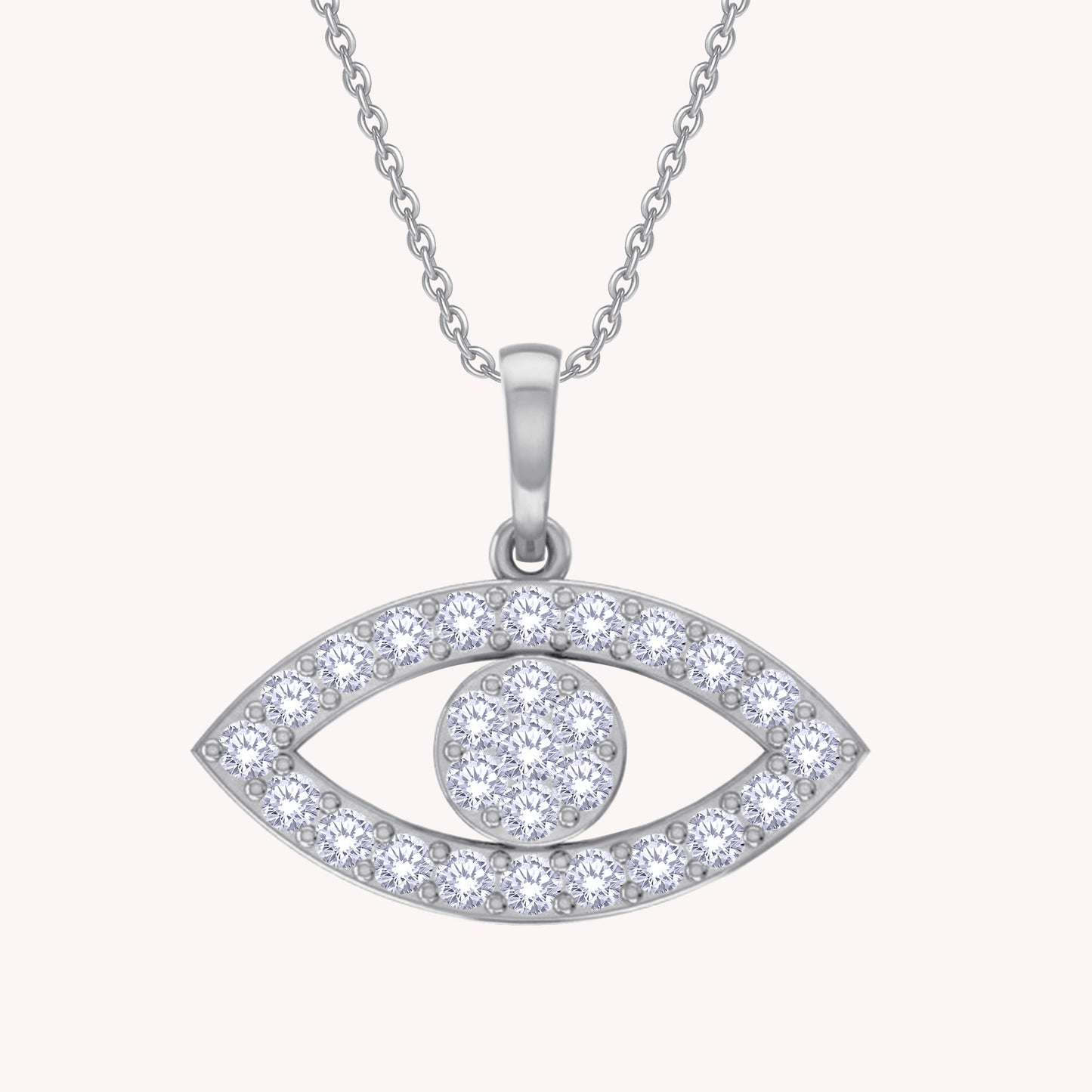 Vigilant Evil Eye Pendant Necklace