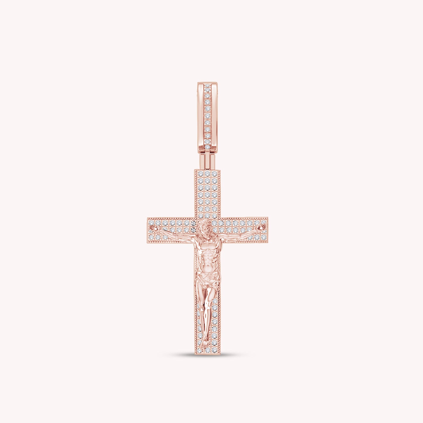 Lab Grown Diamond Crucifix Pendant