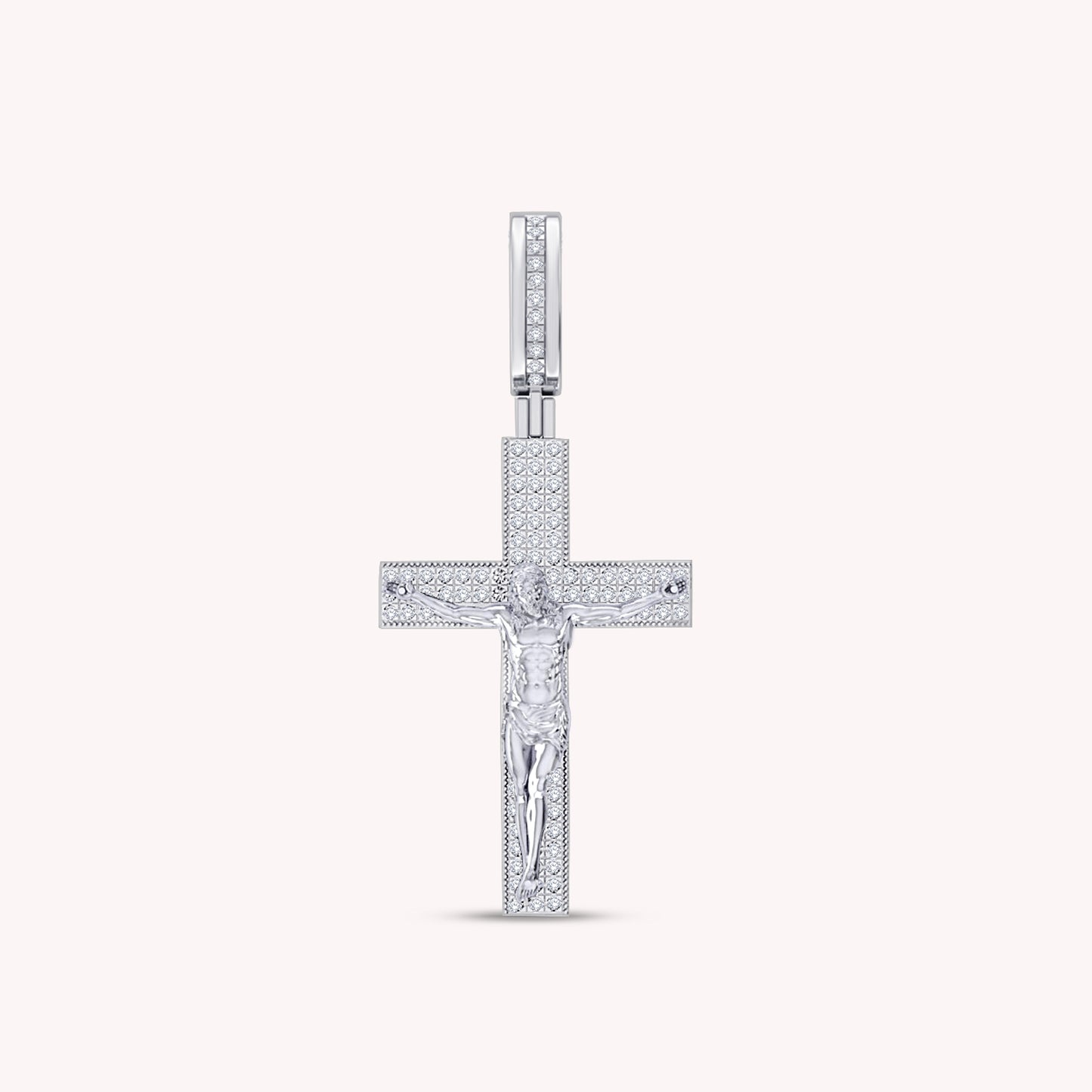 Lab Grown Diamond Crucifix Pendant