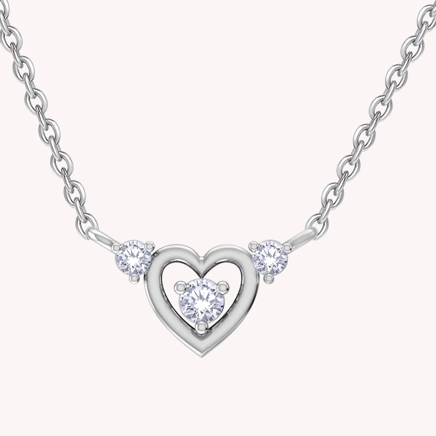 Love Heart Pendant Necklace