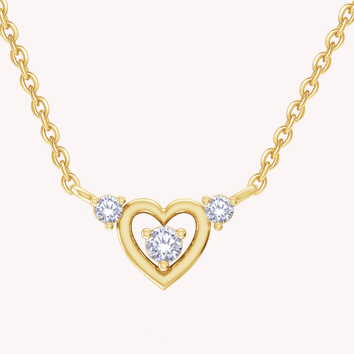 Love Heart Pendant Necklace
