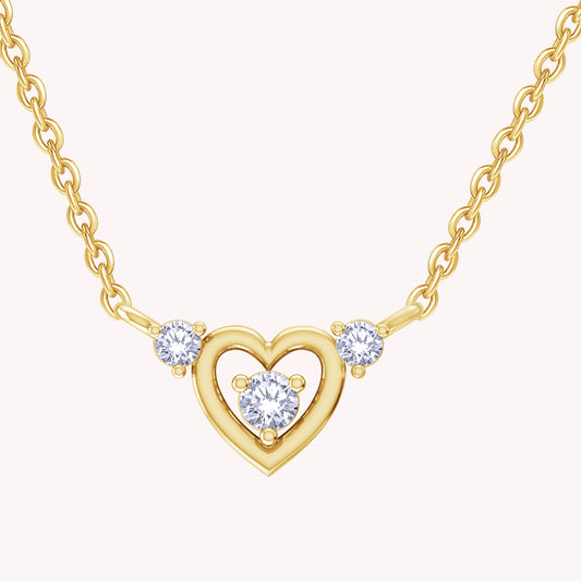 Love Heart Pendant Necklace