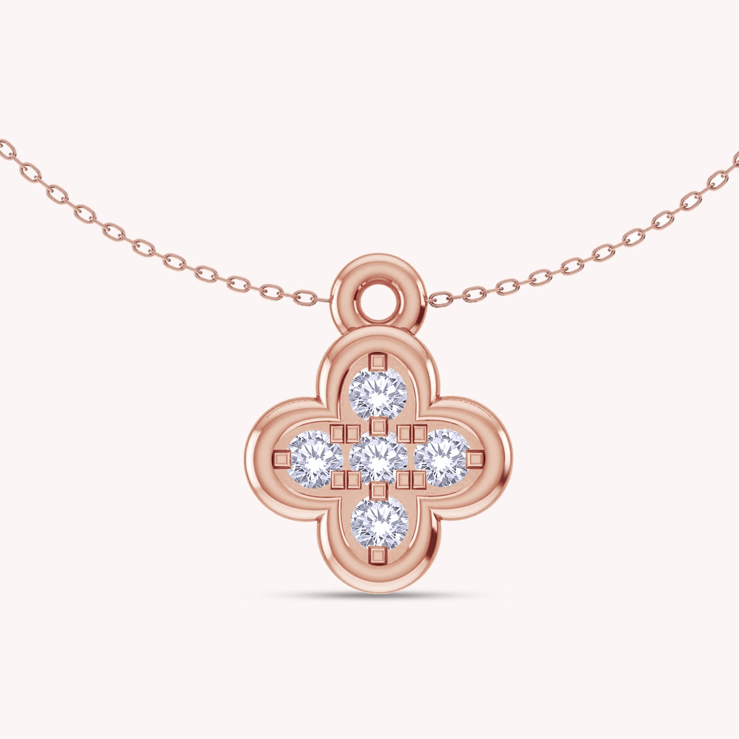 Clover Blossom Pendant Necklace